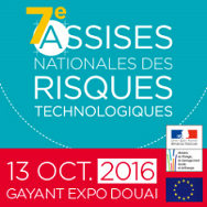 Logo des 7e Assises nationales des risques technologiques 13 oct 2016 à Douai