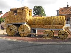 Locomotive en paille