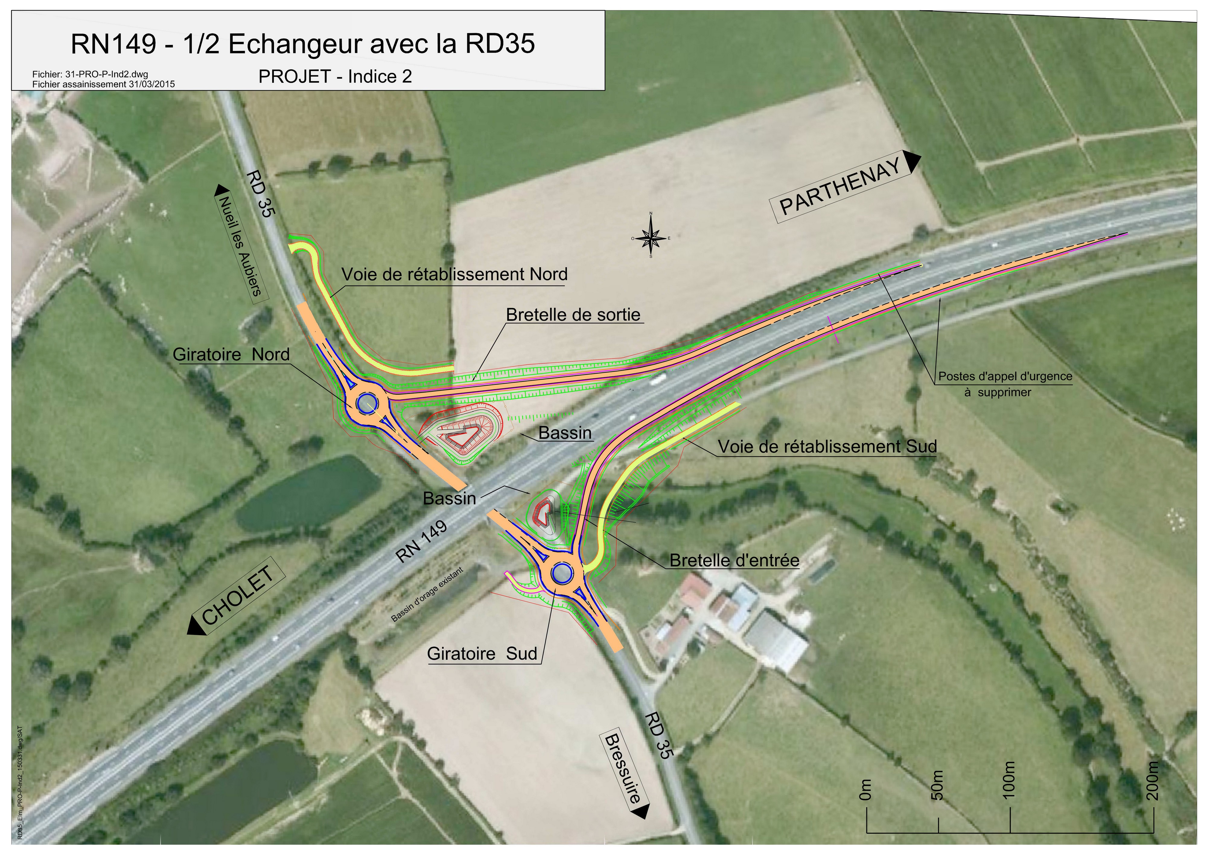 Demi-échangeur RN 149