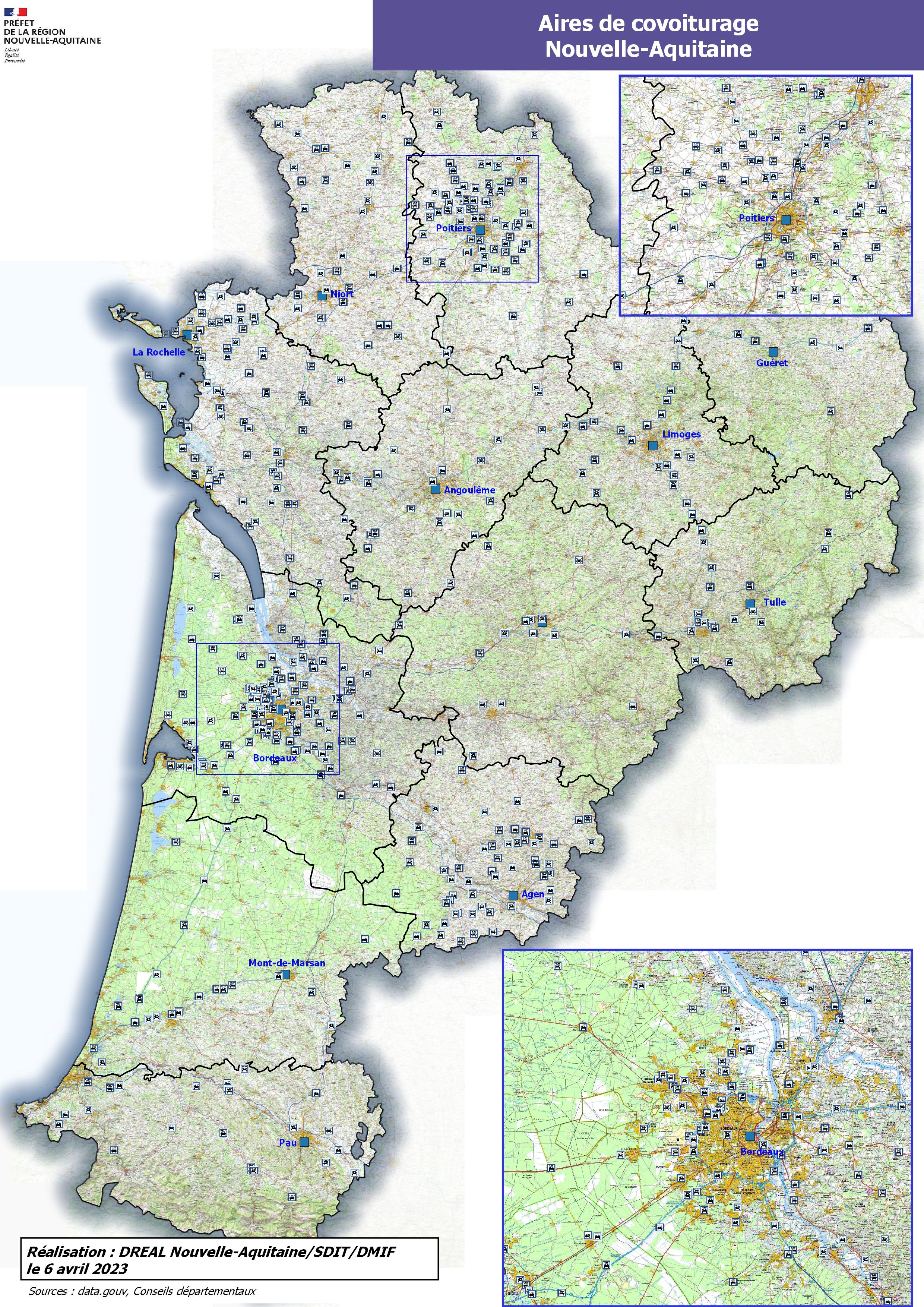 Les aires de covoiturage Les aires de covoiturage