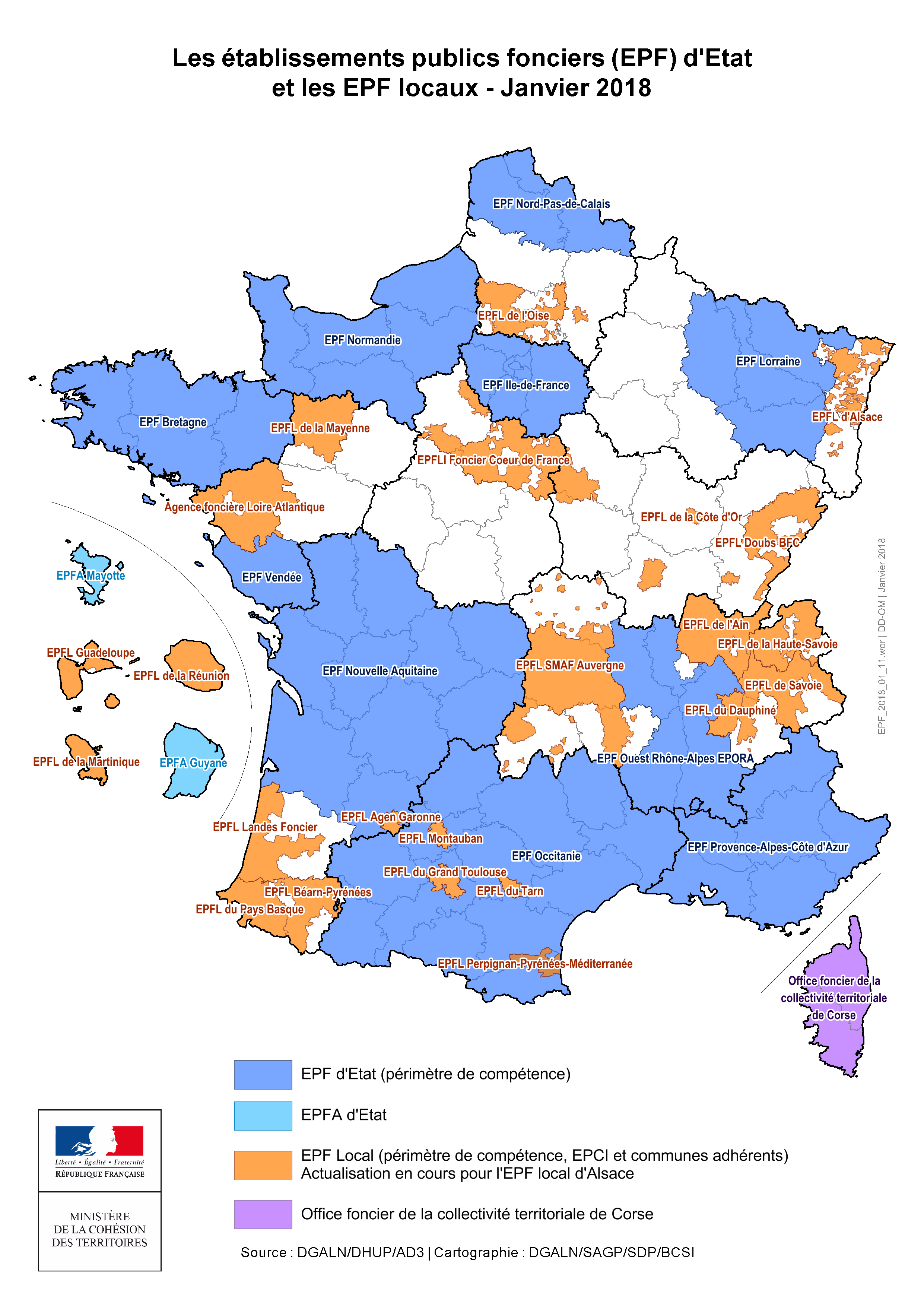 Carte DHUP 2018
