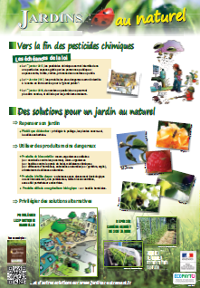 Affiche "Jardins au naturel"