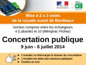Affiche "Concertation publique"