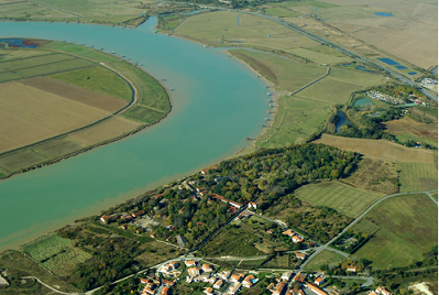 "La Pointe-sans-Fin et le site de la pyrotechnie à Vergeroux" - Source : ECAV - Michel Bernard