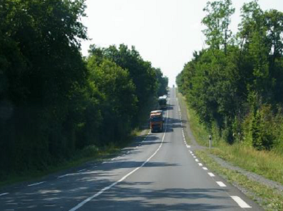 RN 147 (Crédit photo : DREAL Aquitaine - Limousin - Poitou-Charentes)