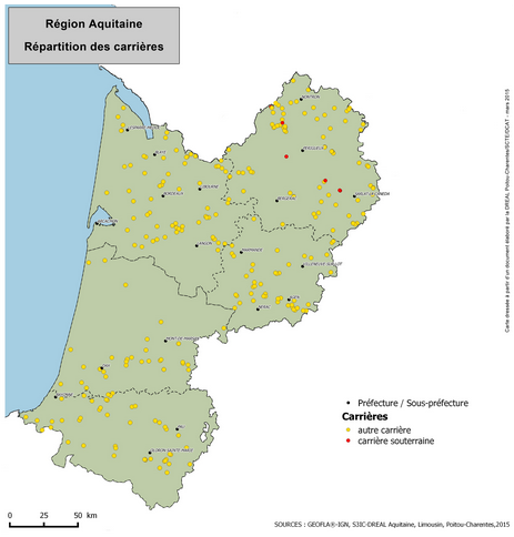 Répartition des carrières