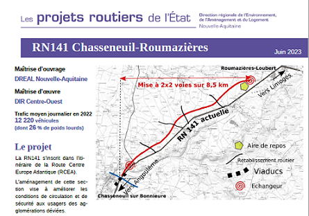 RN 141 - Chasseneuil-Roumazières